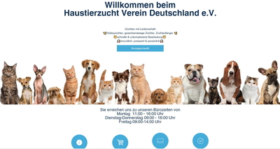 HVD e.V. Verein für Hundezüchter, eingetragener Zuchtverein, Hundeverein, Rassehundeclub Deutschland e.V.  Registered Breed Club