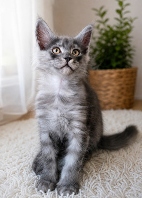 Der Wurf J&K, Maine Coon Babys - Kater
