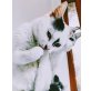 Luna, Weiße liebevo& ruhige Mischlings-straßenkatze - Katze