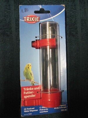 SUCHE Trixie Tränke & Futterspender 130 ml/16 cm