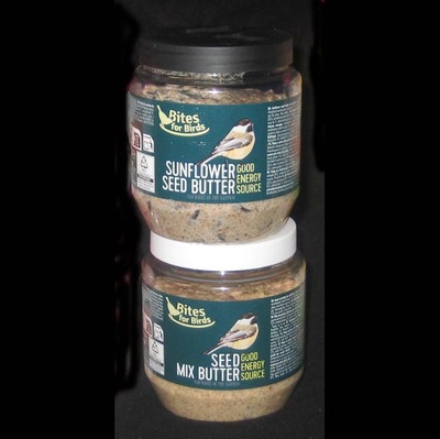 Wildvogelfutter, Meisenknödel, Erdnussbutter, Nüsse, SB-Kerne etc (Cashewkerne)